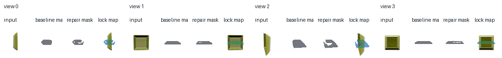 gso_008 四个输入视角 lock map 概览